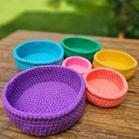 Stacking Storage Basket Pattern - Any Size | Easy Organizer Secret Yarnery