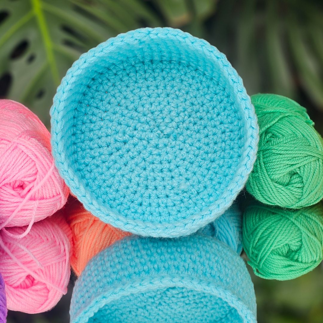 Stacking Storage Basket Pattern - Any Size | Easy Organizer Secret Yarnery