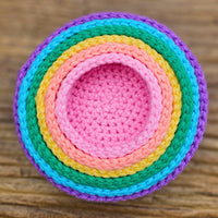 Stacking Storage Basket Pattern - Any Size | Easy Organizer Secret Yarnery