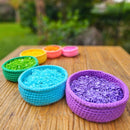 Stacking Storage Basket Pattern - Any Size | Easy Organizer Secret Yarnery