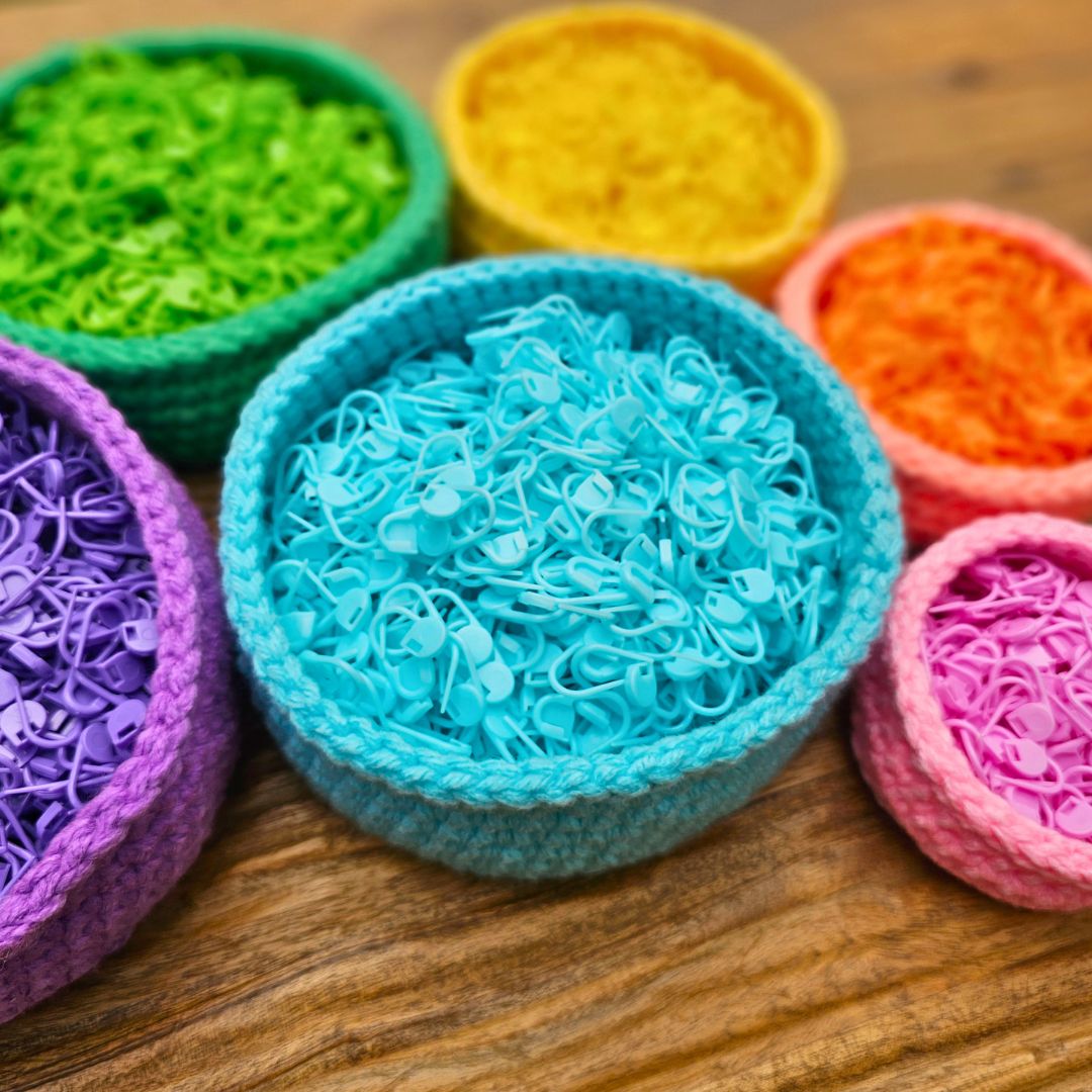 Stacking Storage Basket Pattern - Any Size | Easy Organizer Secret Yarnery