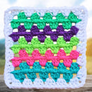 The BEST Crochet Pattern for PERFECT Striped Granny Squares Secret Yarnery