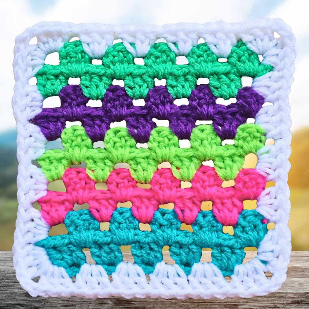 The BEST Crochet Pattern for PERFECT Striped Granny Squares Secret Yarnery