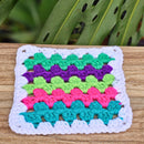 The BEST Crochet Pattern for PERFECT Striped Granny Squares Secret Yarnery