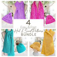 Top 4 Easy Crochet Hat and Scarf Sets You Can Make Fast! Secret Yarnery