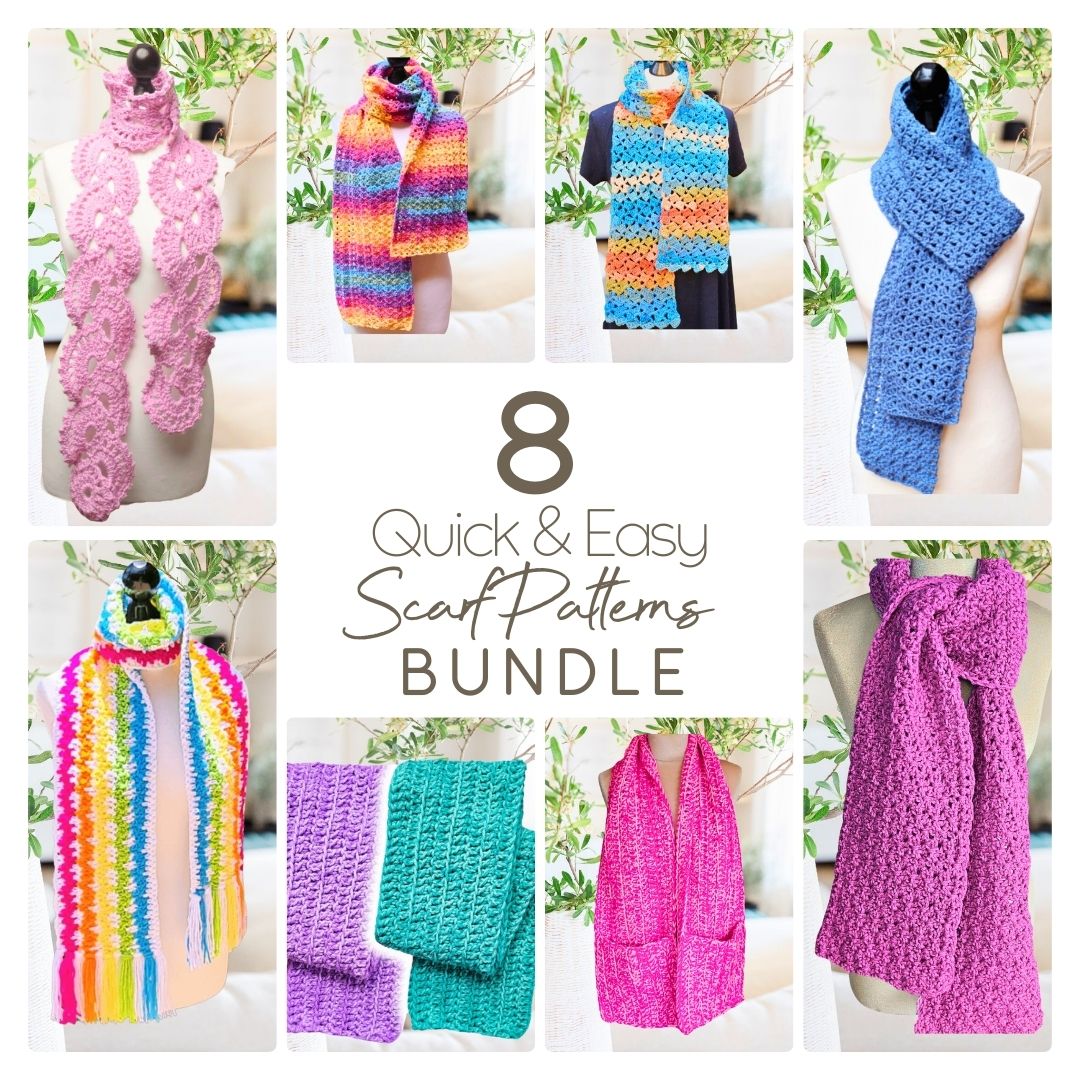 Top 8 MUST-MAKE Crochet Scarf Patterns to Make Today! Secret Yarnery