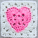 Traditional Granny Square Heart