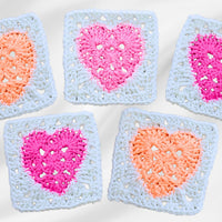 Traditional Granny Square Heart