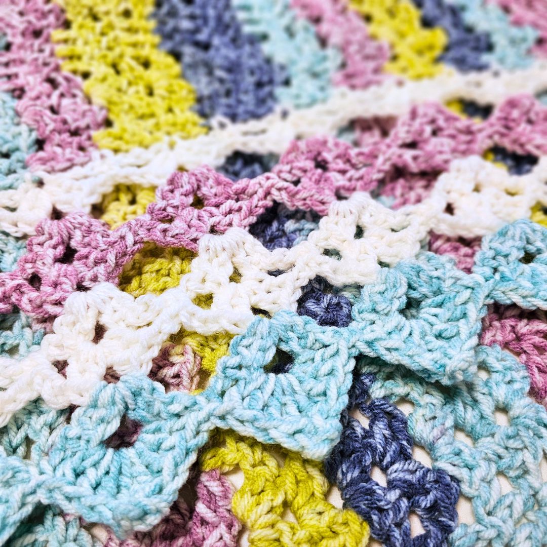 Wandering Granny Rectangular Shawl Secret Yarnery