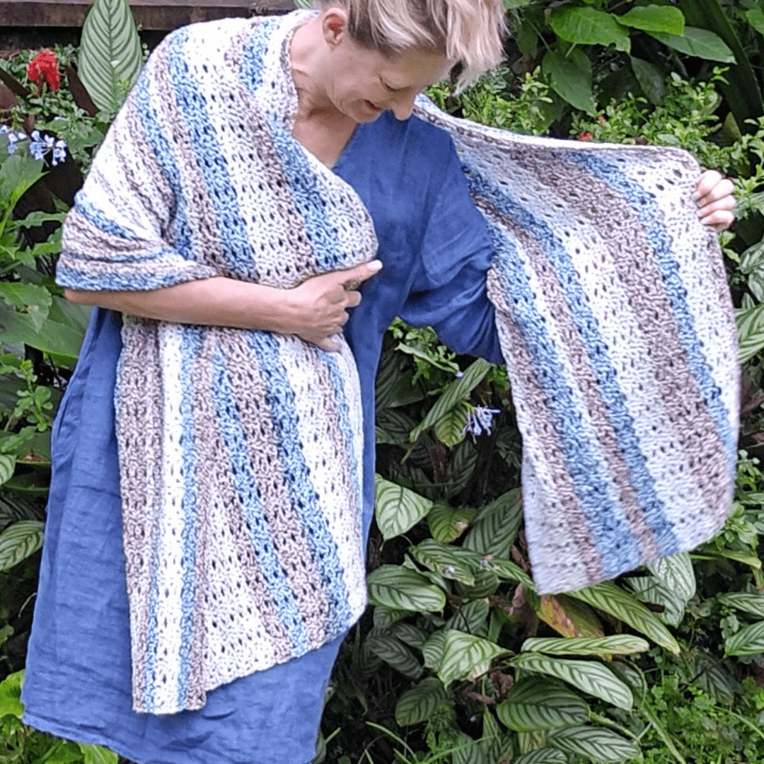 Beached Granny Wrap - Secret Yarnery