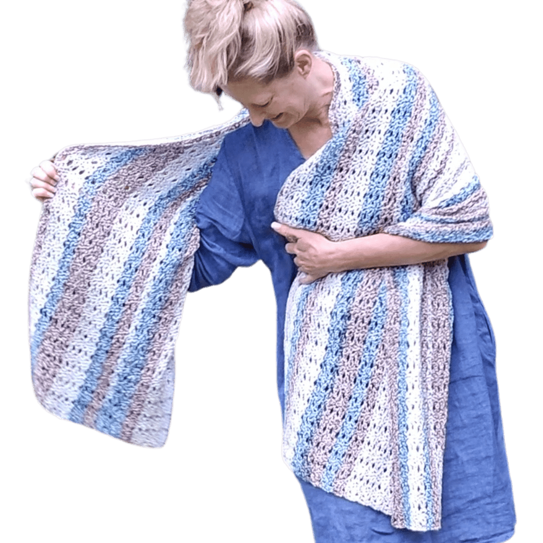 Beached Granny Wrap - Secret Yarnery