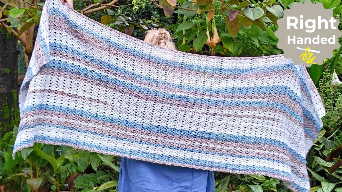 Beached Granny Wrap - Secret Yarnery