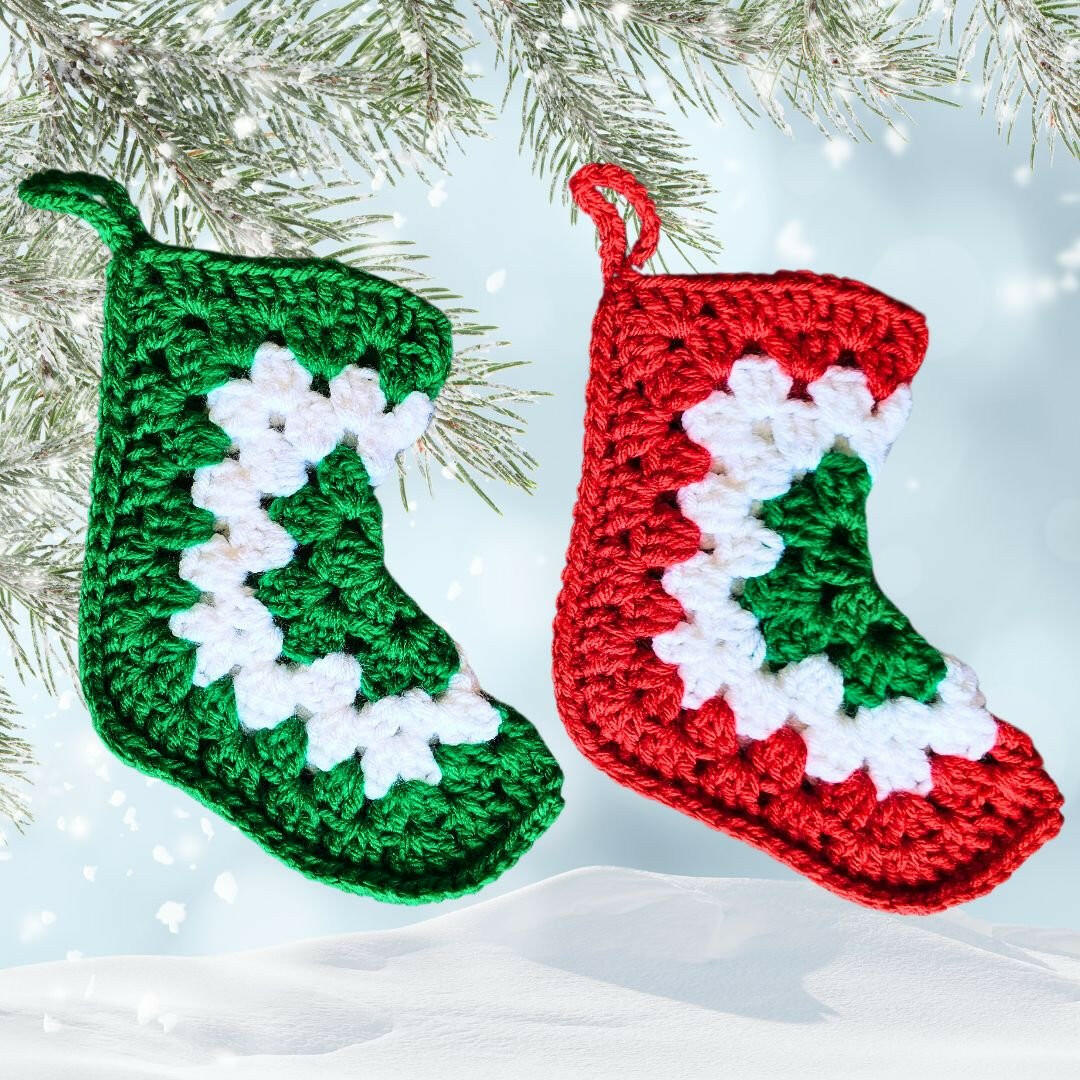 Crochet Christmas Stocking Boot – Unique Holiday Boot Pattern.