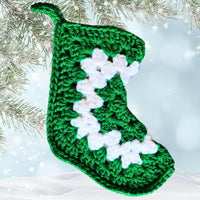 Crochet Christmas Stocking Boot – Unique Holiday Boot Pattern.