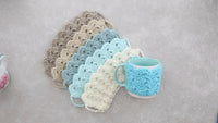 Crochet Coffee Mug Cozy -Any Size Crochet Mug Cozy Pattern.