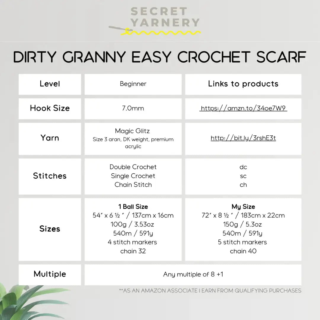 Dirty Granny Easy Crochet Scarf – Modern Boho Style for Beginners.