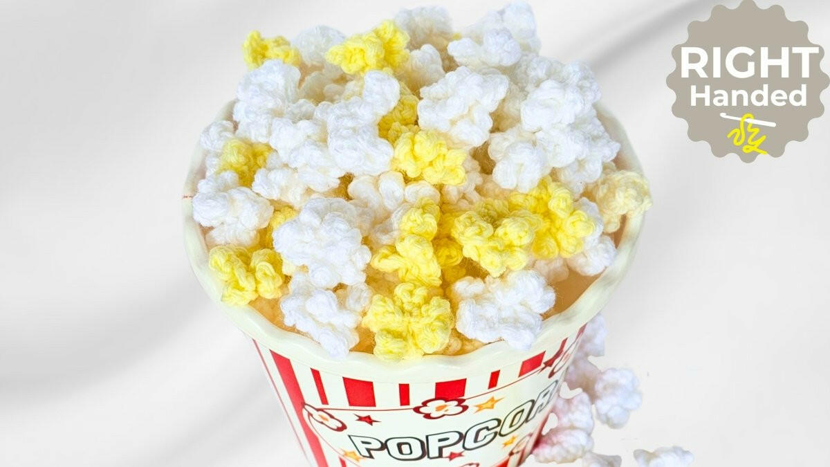 Easiest Crochet Popcorn Pattern – Realistic and Fun! - Secret Yarnery