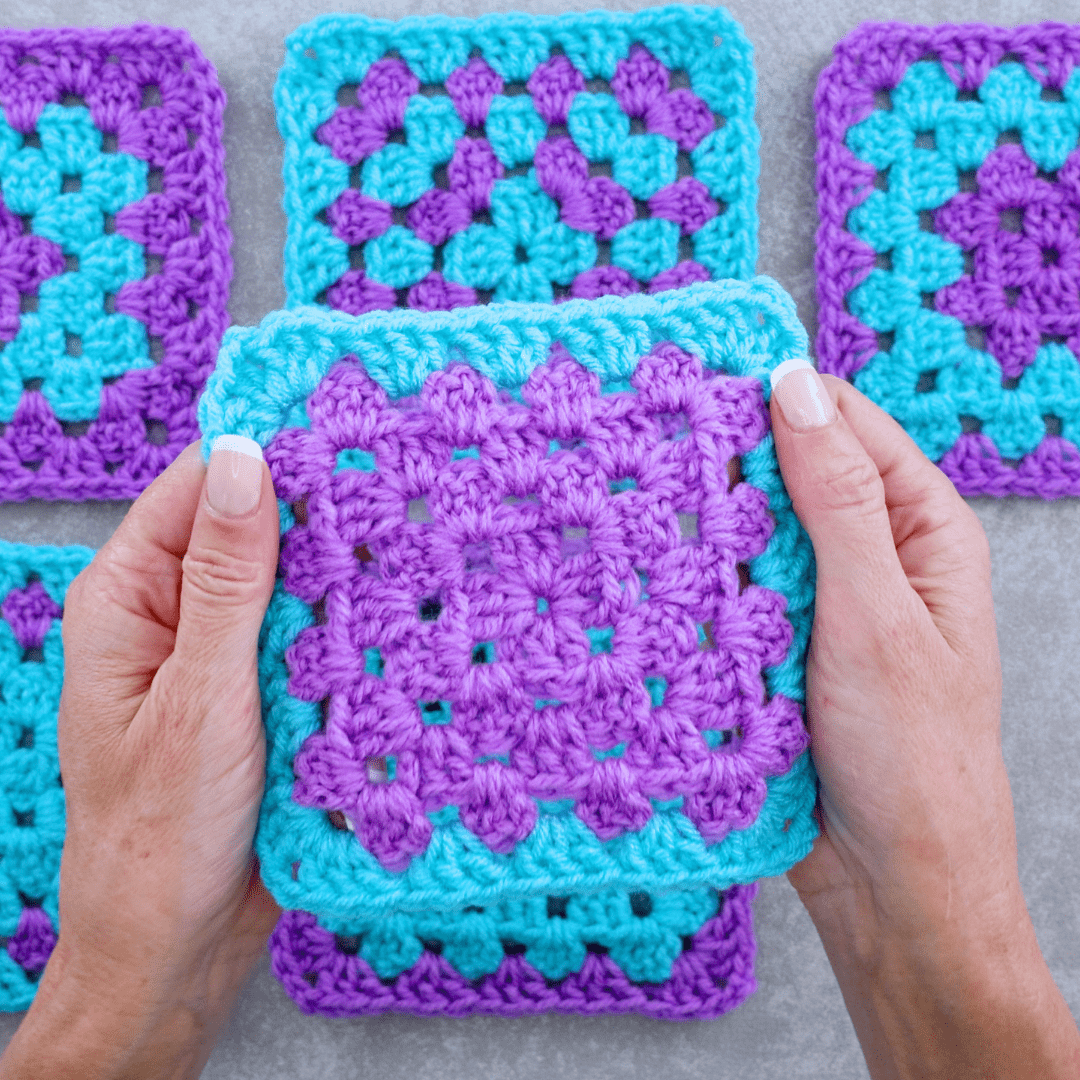Easy Crochet Granny Square for Absolute Beginners - Secret Yarnery