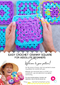 Easy Crochet Granny Square for Absolute Beginners.