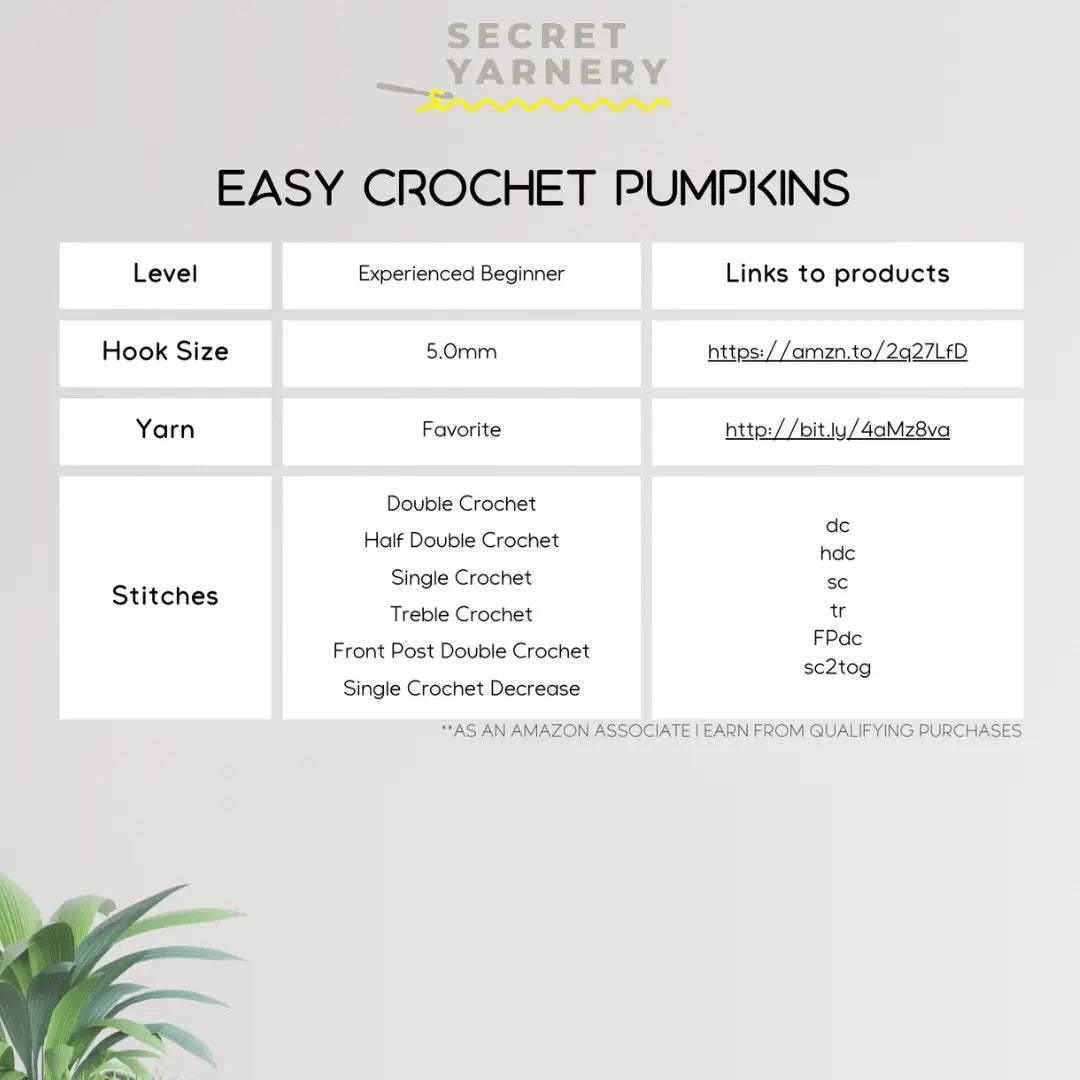 Easy Crochet Pumpkins – Step-by-Step Pattern in 3 Sizes