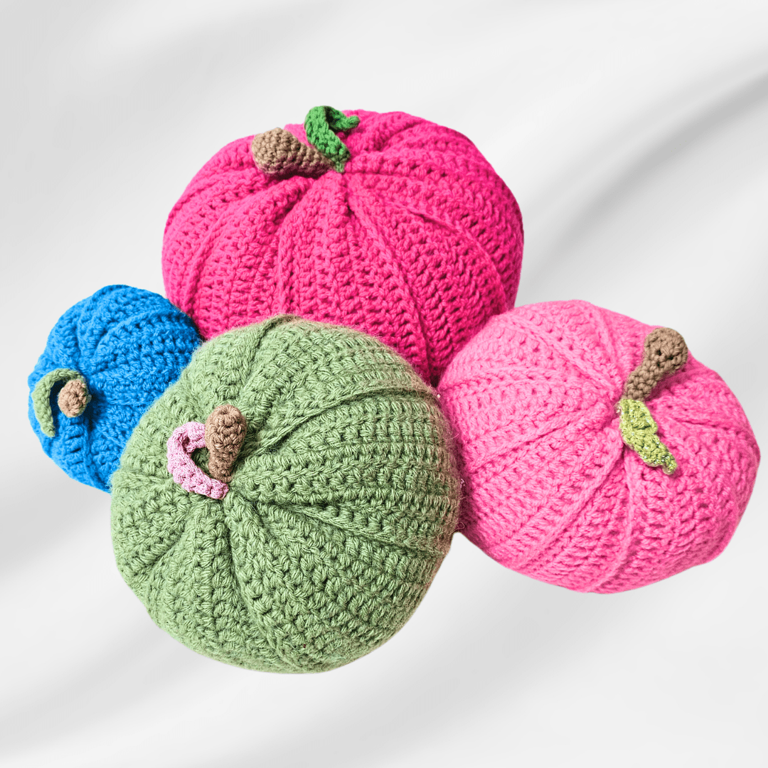 Easy Crochet Pumpkins - Step by Step in 3 Sizes! - Secret Yarnery