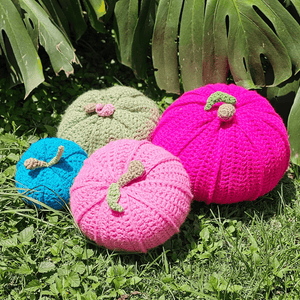 Easy Crochet Pumpkins - Step by Step in 3 Sizes! - Secret Yarnery