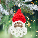 Easy Crochet Santa Pattern 3 Ways: Gift Tags, Ornaments, and Keychains - Secret Yarnery