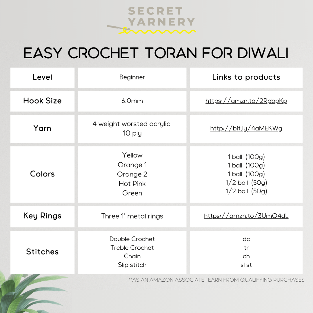 Easy Crochet Toran for Amazing DIY Diwali Decorations!