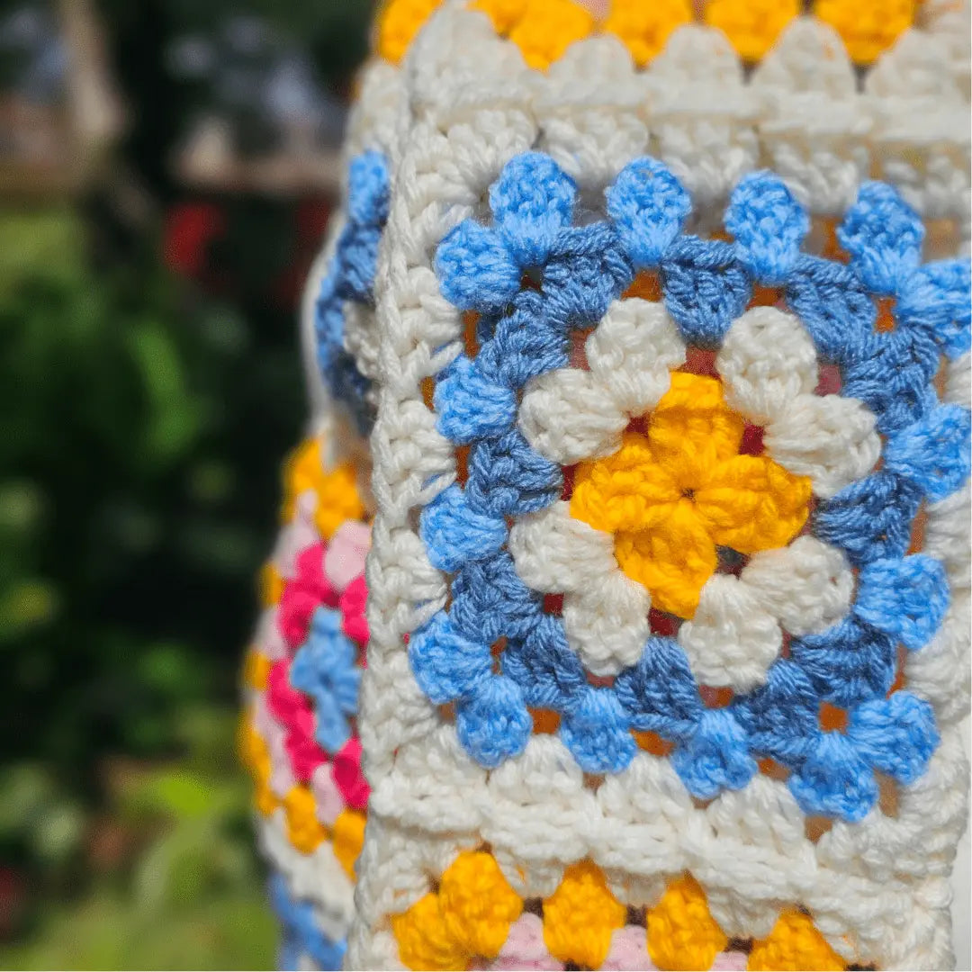 Elsbeth Inspired Granny Square Scarf.