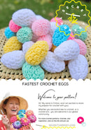 Fastest Crochet Eggs for your Holiday Decor.