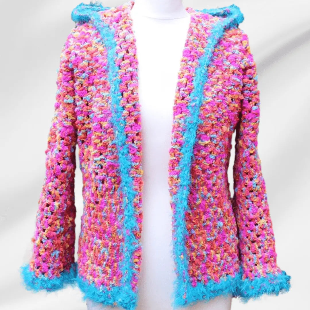 Party Cardi - Easy Crochet Sweater Pattern for Beginners