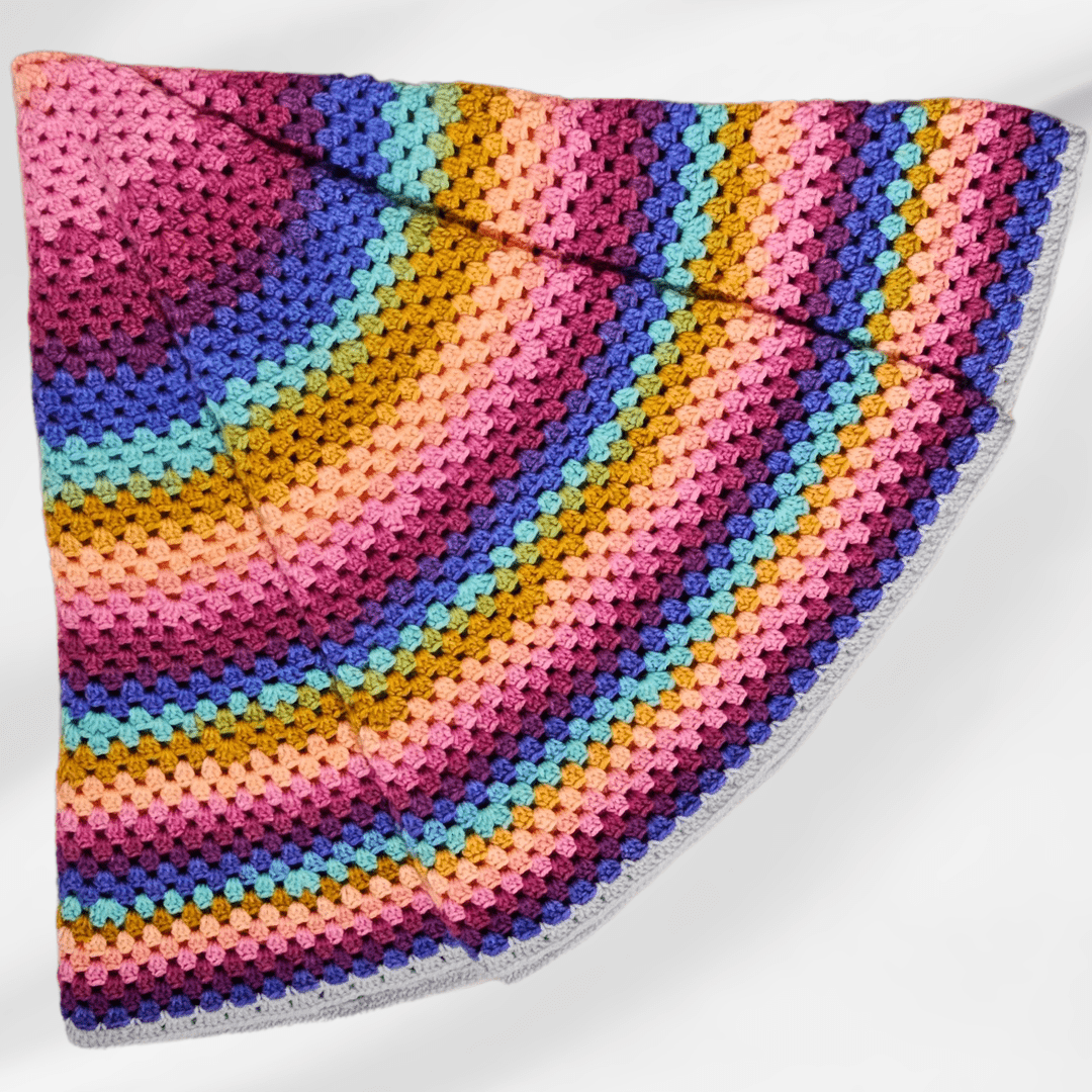 Round Granny in a Spiral Blanket - Secret Yarnery