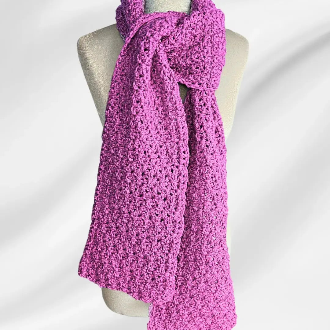 Speedy Granny Ruth Simple Crochet Scarf – Quick, Cozy, and No Holes - Secret Yarnery