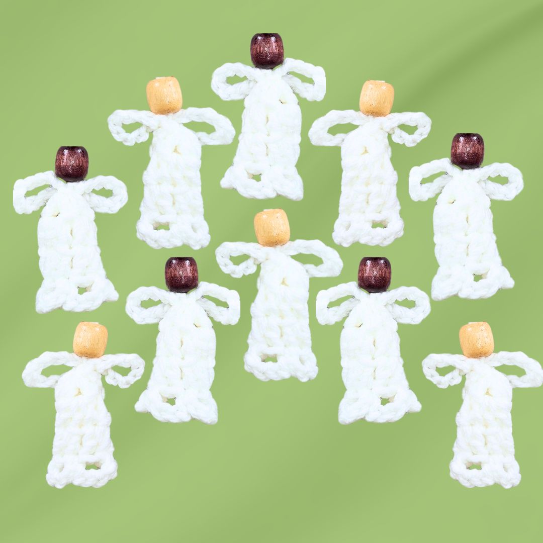 Super Easy Crochet Angel Ornament Pattern – Perfect for Beginners - Secret Yarnery