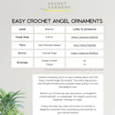 Super Easy Crochet Angel Ornament Pattern – Perfect for Beginners - Secret Yarnery