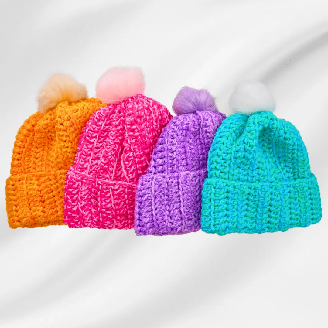 Super Easy Crochet Hat Pattern - Secret Yarnery