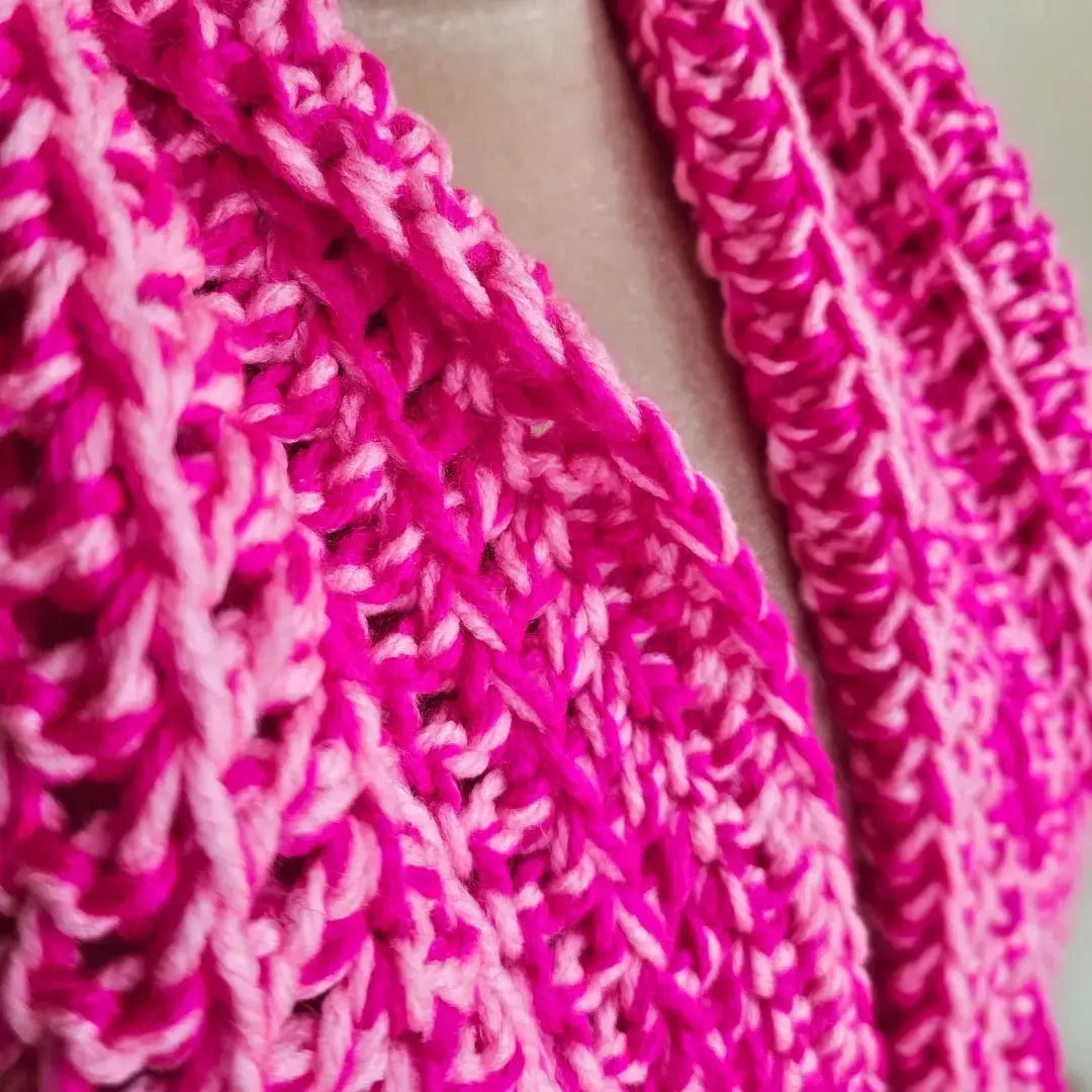 Super Easy Crochet Pocket Scarf Pattern – 3 Simple Steps - Secret Yarnery