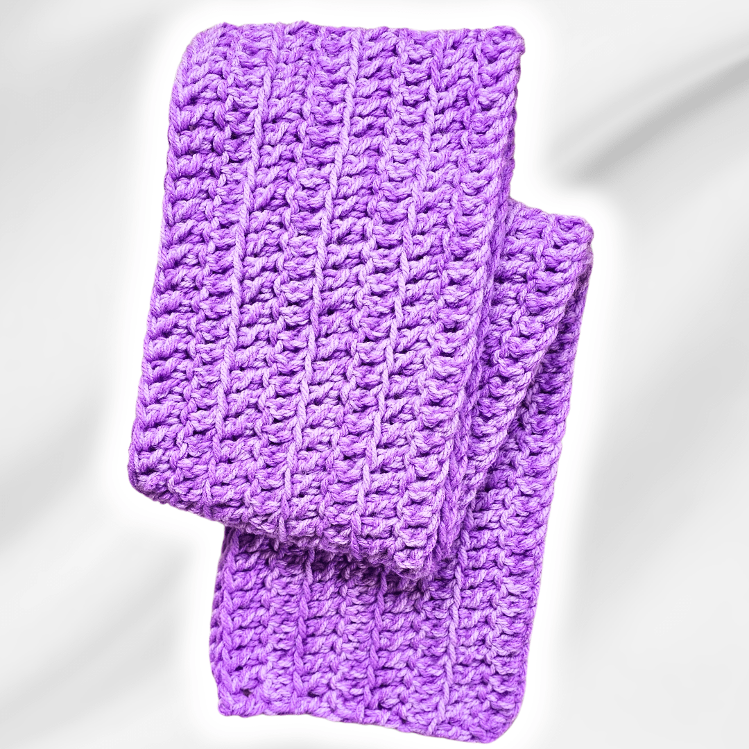 Super Easy Crochet Scarf Pattern for Beginners