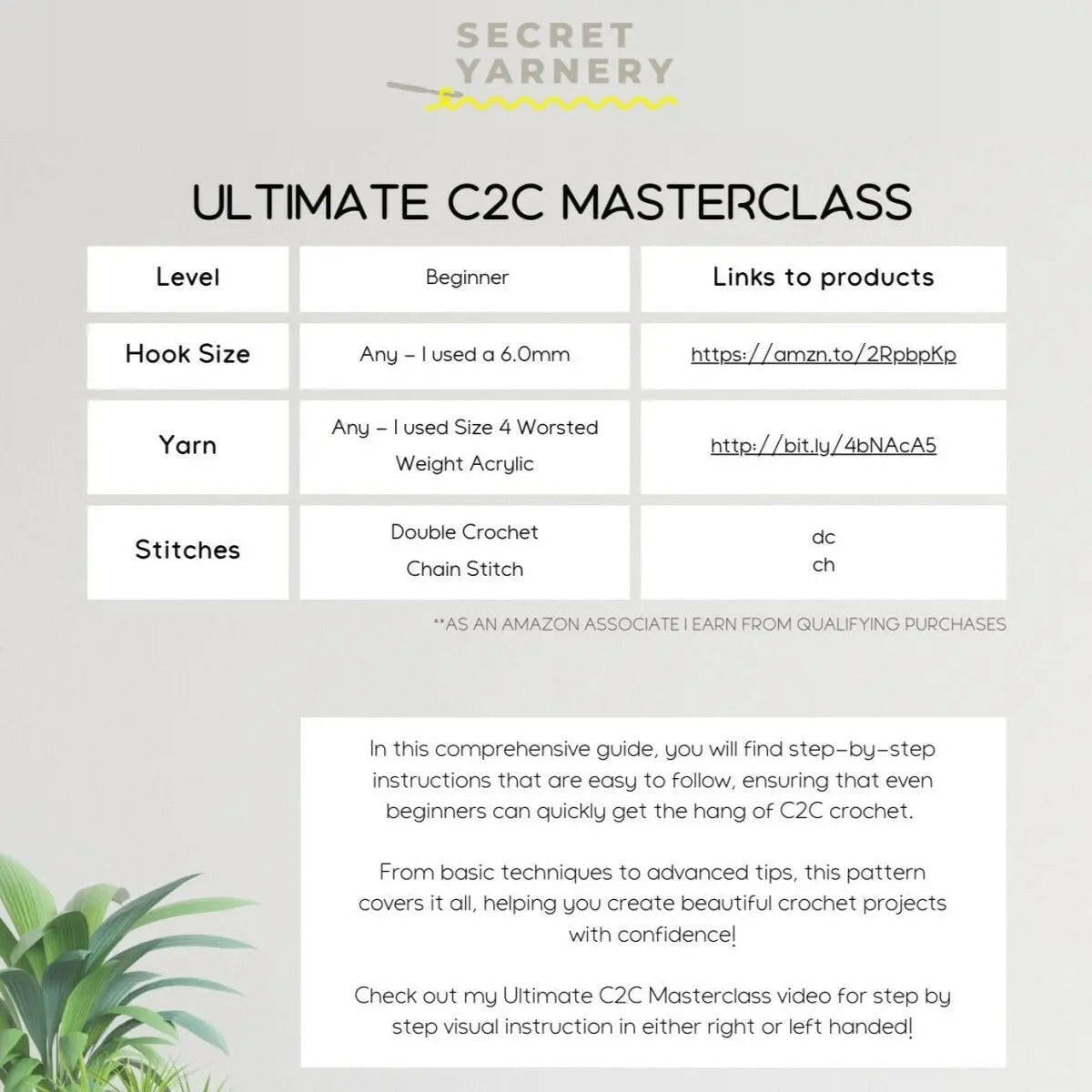 Welcome to the Ultimate C2C Masterclass.