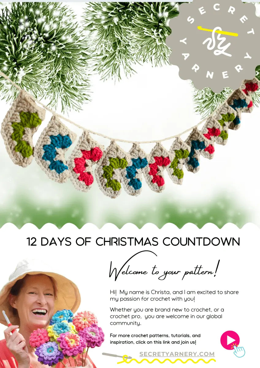 12 Days of Christmas - Easy Crochet Advent Countdown