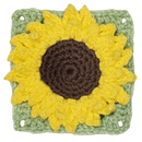 3D Crochet Sunflower Granny Square – Beautiful and Easy Floral Pattern.