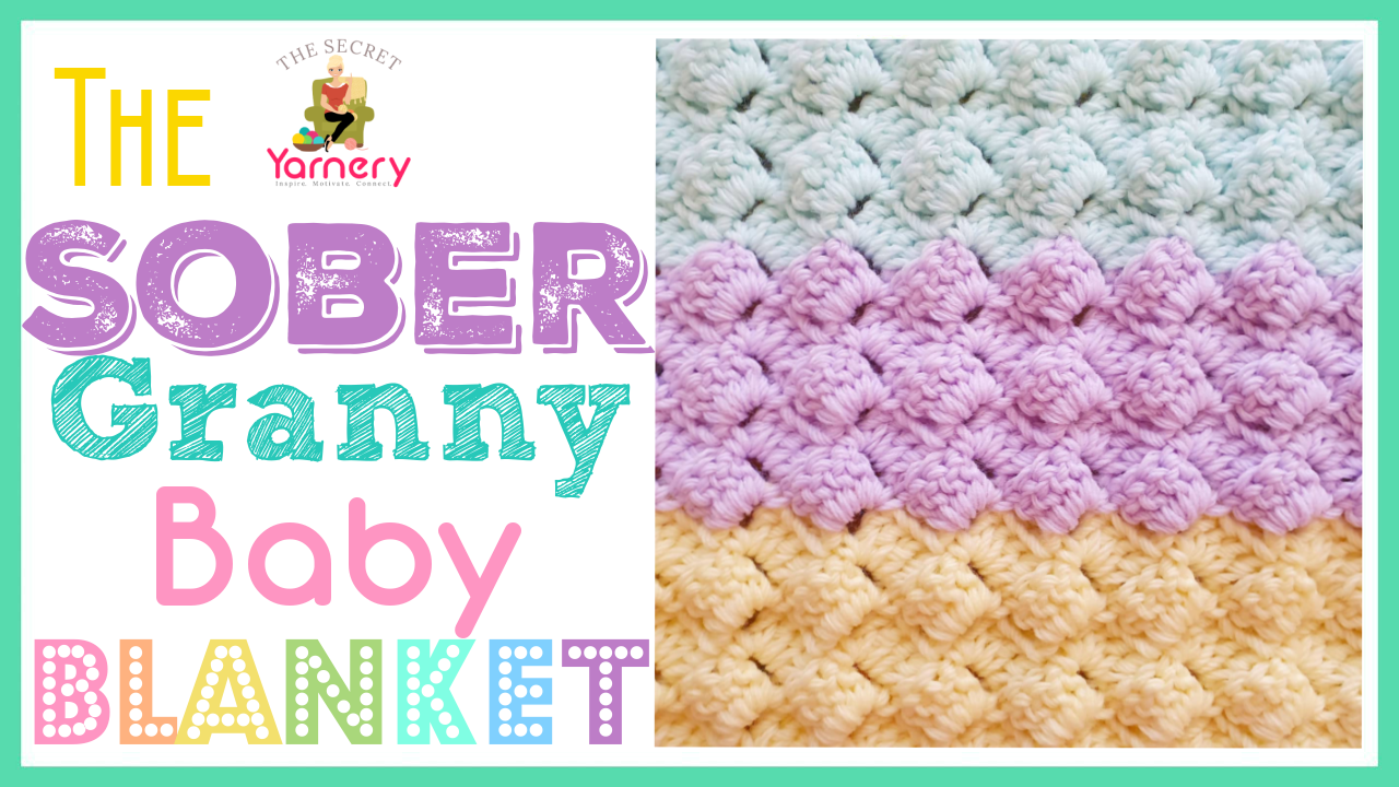 Sober Granny Baby Blanket – Simple and Elegant Crochet Pattern for Beginners.