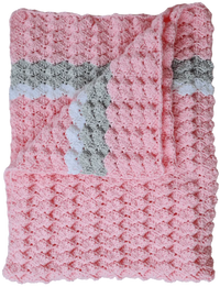 Guzzling Granny Crochet Baby Blanket – Super Squishy, Cozy Design.