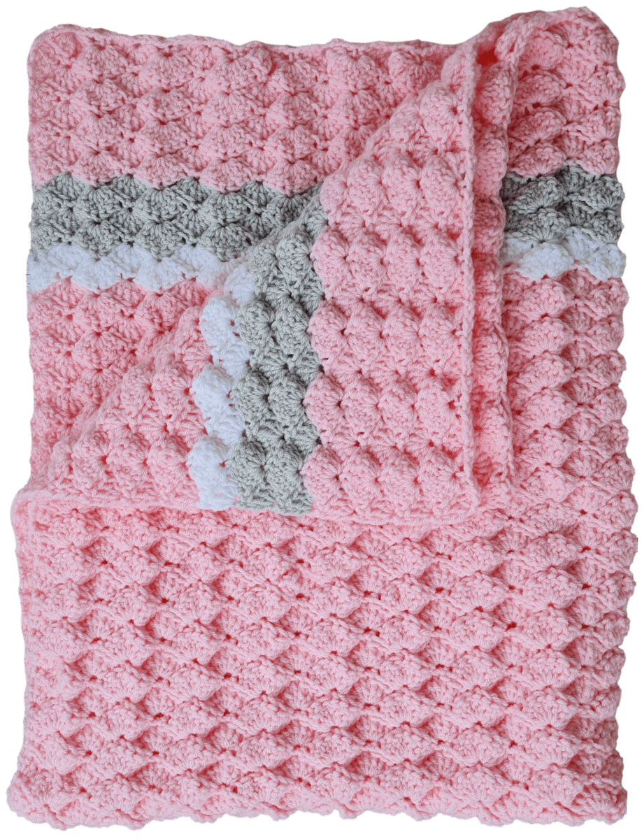 Beachcomber Granny Crochet Baby Blanket - Easy to Follow Written Pattern - The Secret Yarnery
