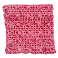 Berry Biscuit Square – Easy Crochet Stitch for Secret Stitches CAL Part 1.