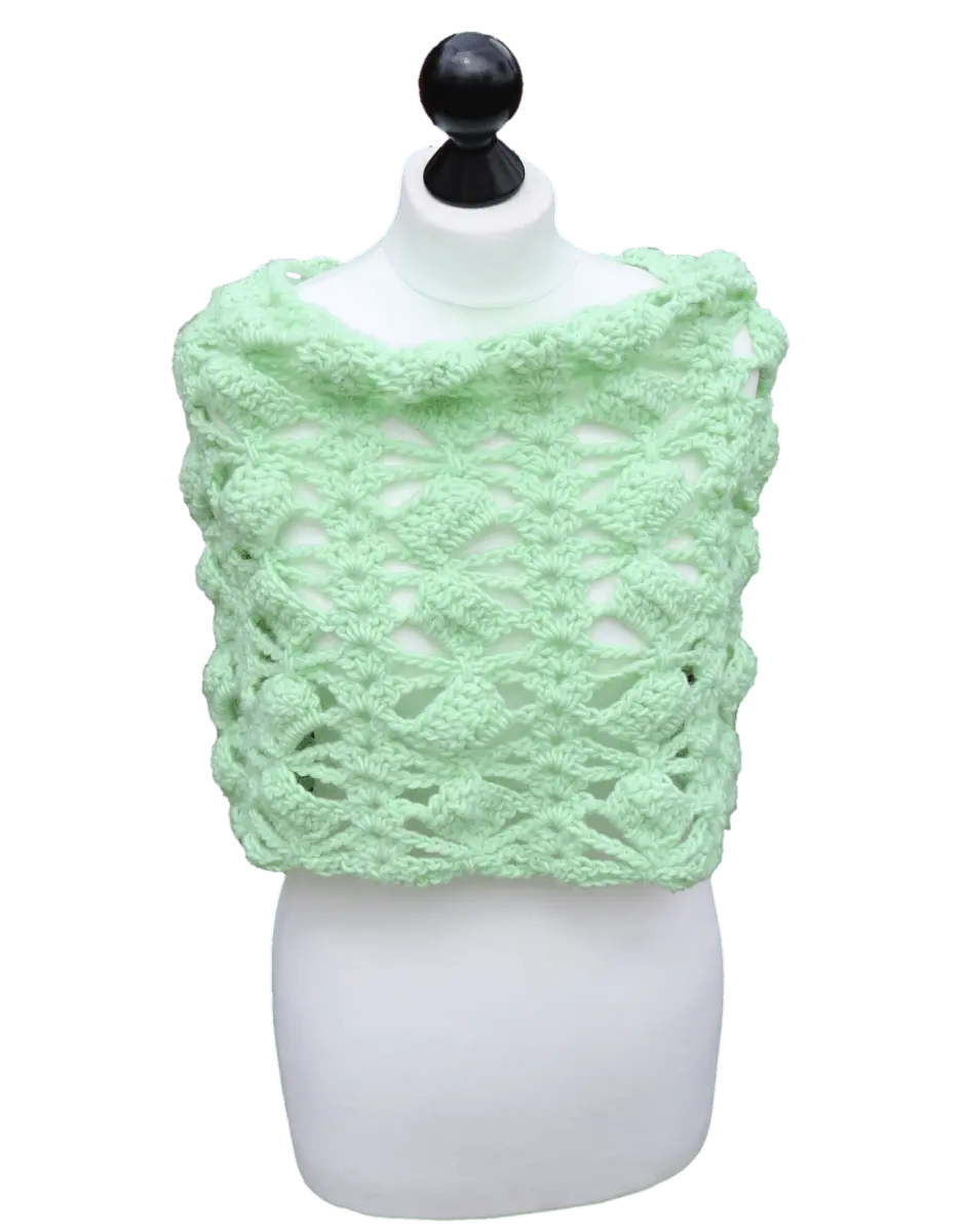 Box & Bow Tie Cowl, Capelet, or Neck Warmer – Versatile Crochet Cowl.