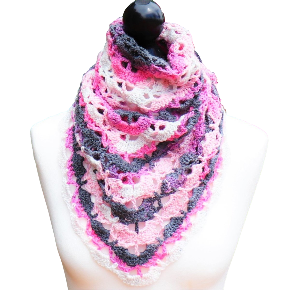 Cakes & Candles 1 Ball Shawl – Quick and Practical Crochet Pattern