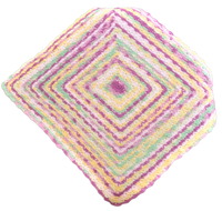 Cakes & Candles Lacy Crochet Baby Blanket – Soft and Elegant Pattern.