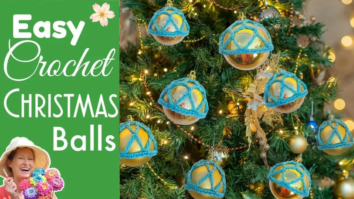 Bauble Skirts - Easiest Christmas Crochet Ornaments.