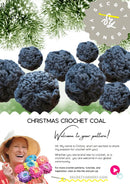 Christmas Crochet Coal.